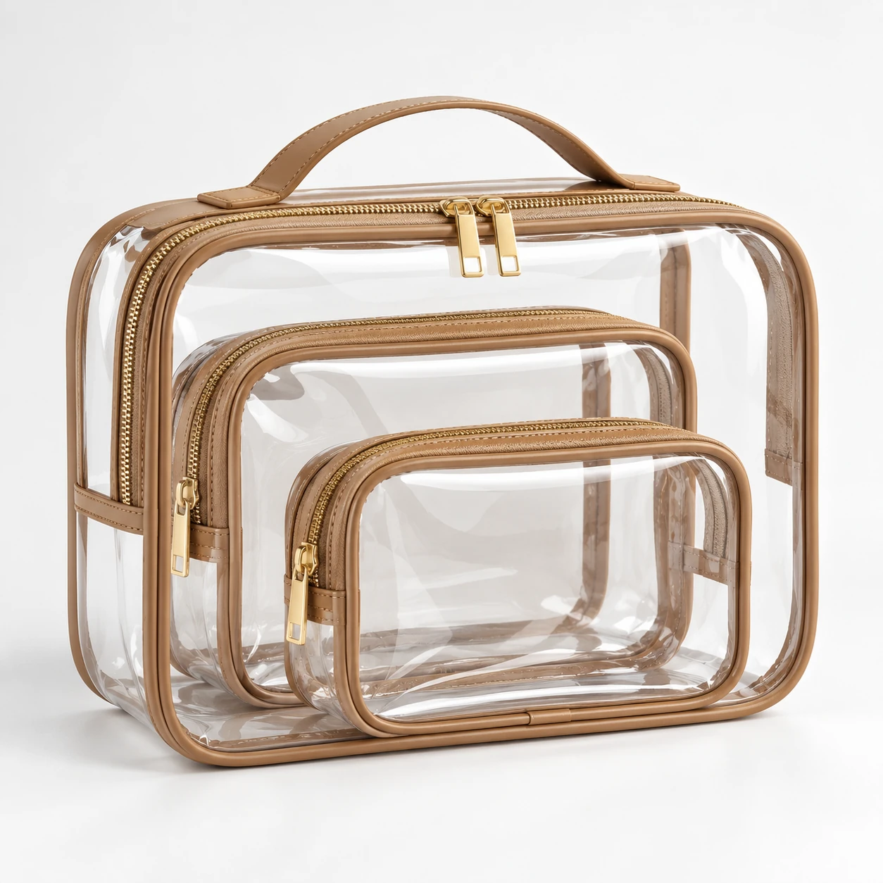 ST-144 Taba Premium Şeffaf Organizer — 3 Boy