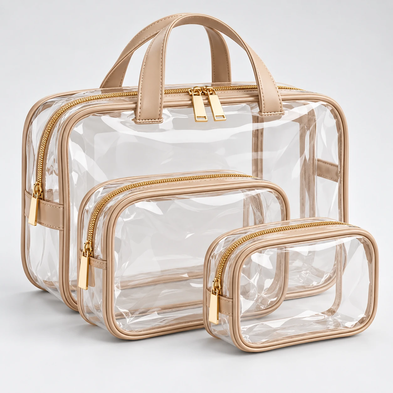 ST-175 Taba Premium Şeffaf Organizer — 3 Boy