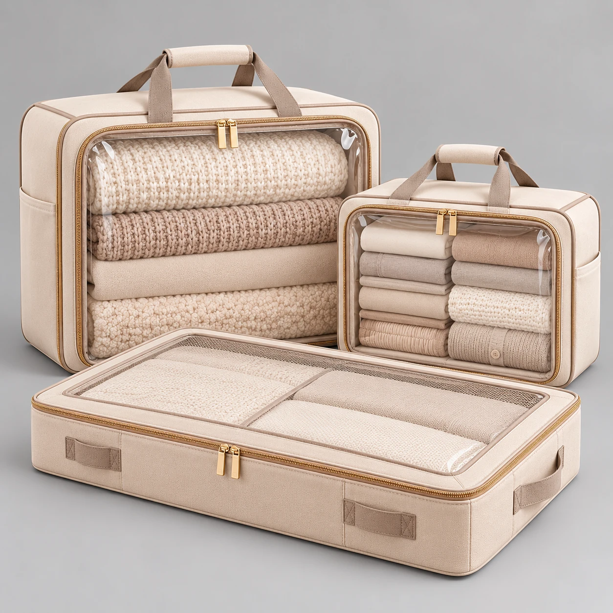 ST-246 Sert Form Seyahat Organizer Serisi — 3 Boy