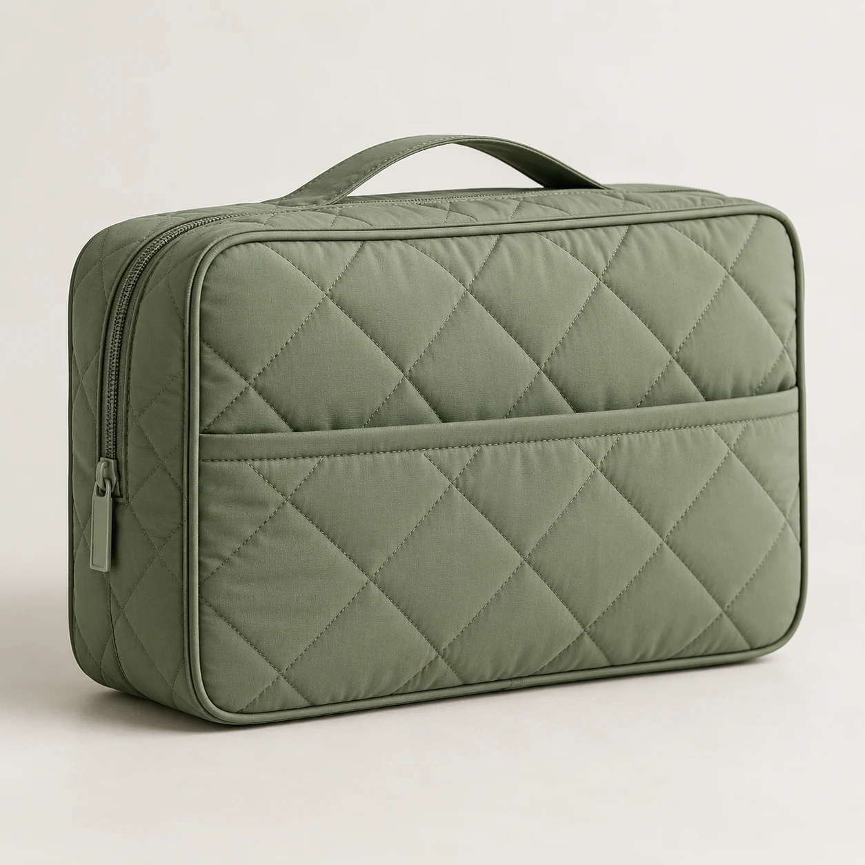 ST-340 Haki Kapitone Premium Laptop & Evrak Organizeri