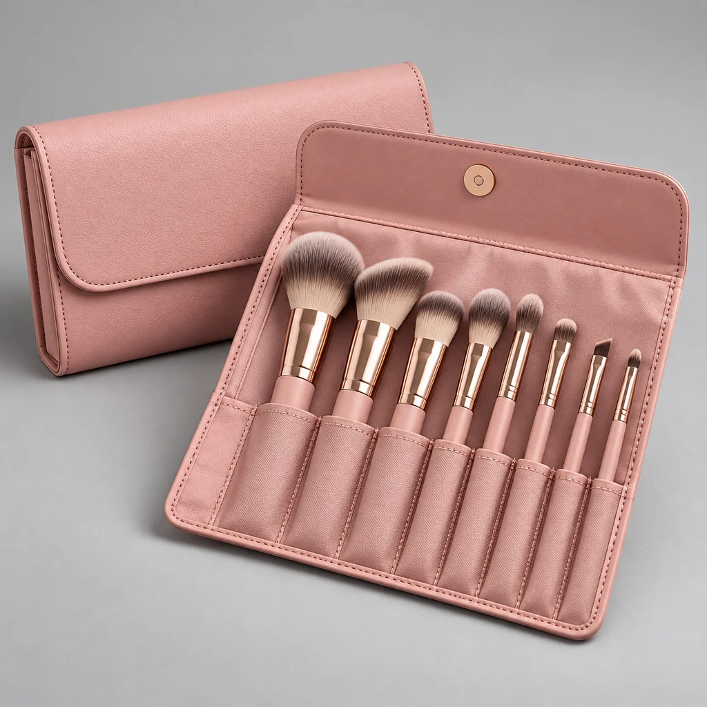 ST-189 Pudra Mıknatıslı Fırça Clutch Organizer