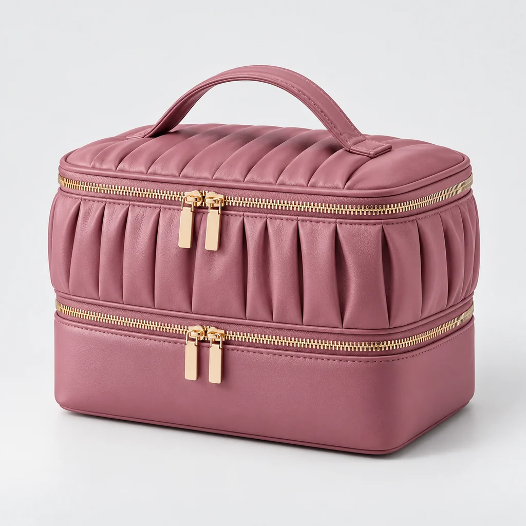ST-204 Pudra Pilili Çift Kat Vanity Organizer görünüm 2